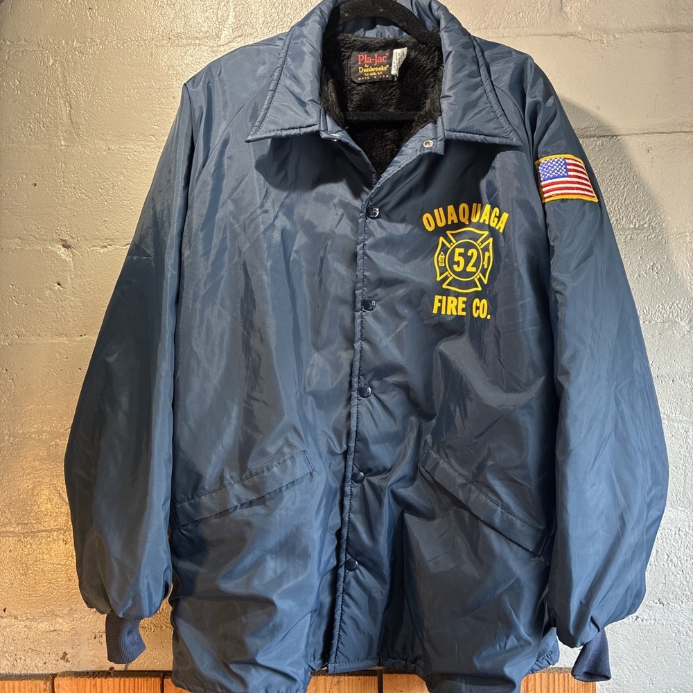 Ouaquaga Fire Co. 2XL Sherpa Lined Jacket Made In USA